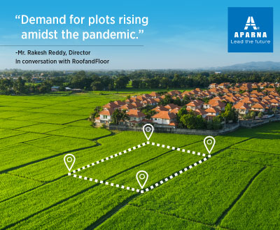 Why did the demand for plotted developments shoot up during the pandemic?