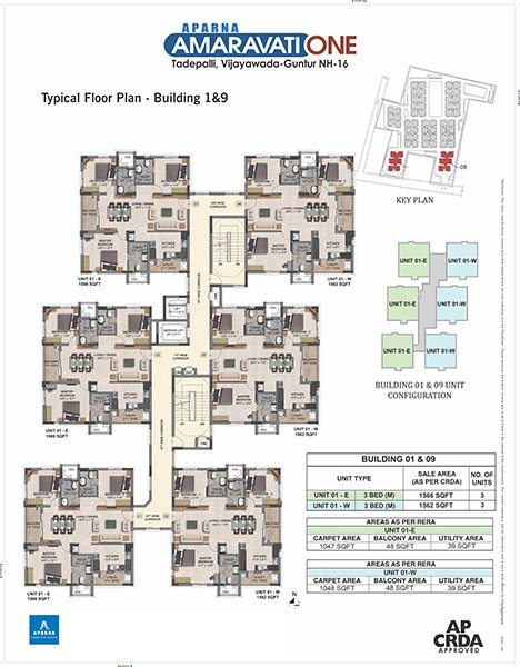 Aparna Amaravati One - 3 BHK Community Flats For Sale In Vijayawada