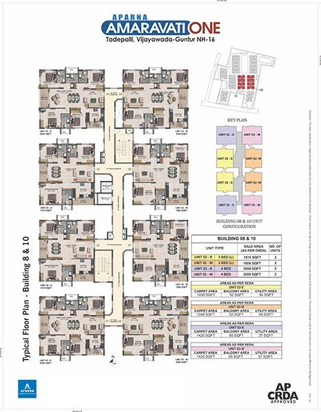 Aparna Amaravati One - 3 BHK Community Flats For Sale In Vijayawada