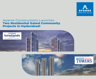 Aparna Constructions Launches Two Residential Gated Community Projects in Hyderabad!